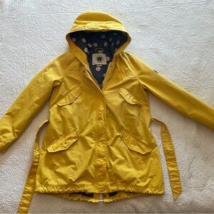 Daughter’s of Liberation Yellow Hooded Women's Rain Jacket